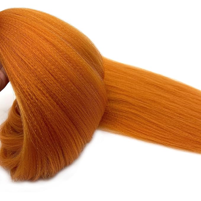 Burnt Orange Braiding Hair