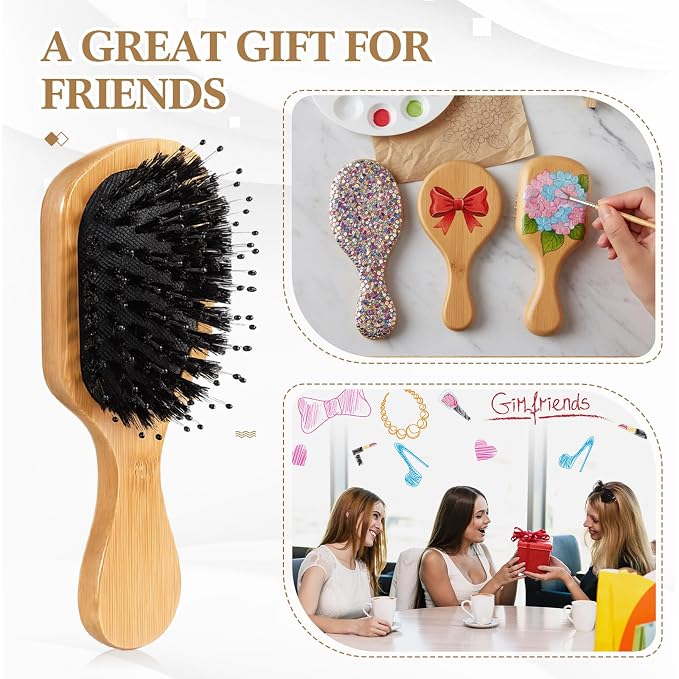 Square, Nylon and Boar Bristles