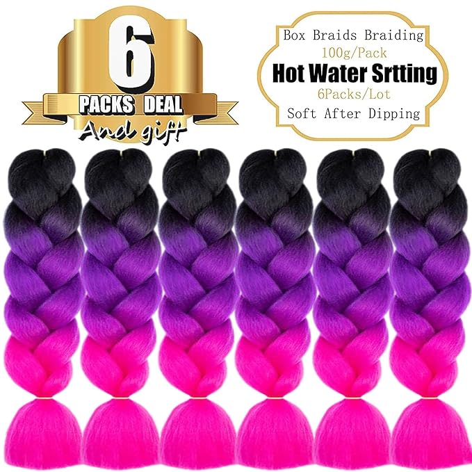Black to Purple to Rose Red