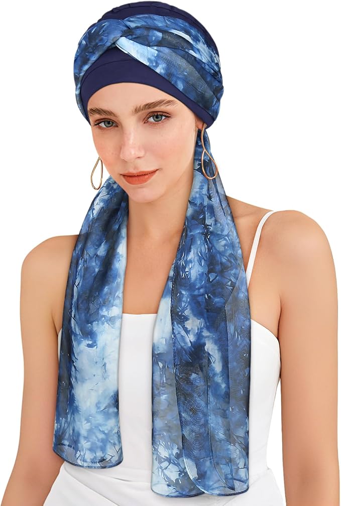 Tie-dye Denim Blue