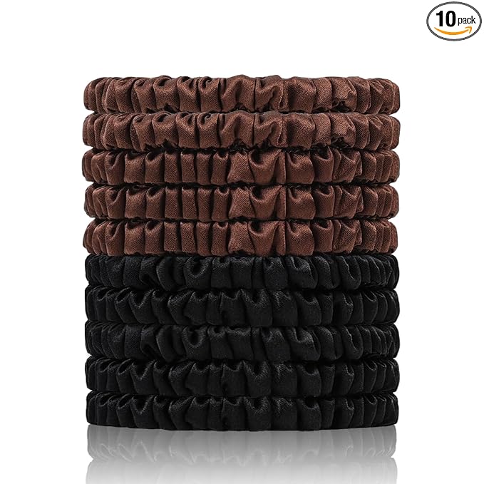 10Pcs(Black*5+Brown*5)