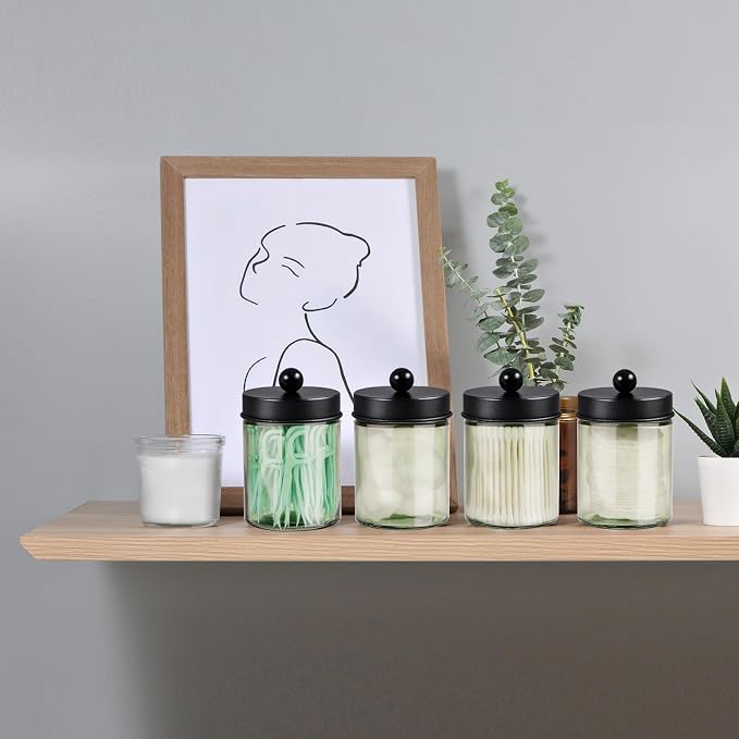 Jar Sage Green/Lid Black