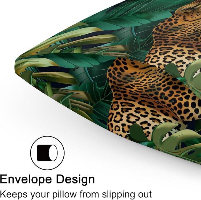 Leopard Palm Leaves