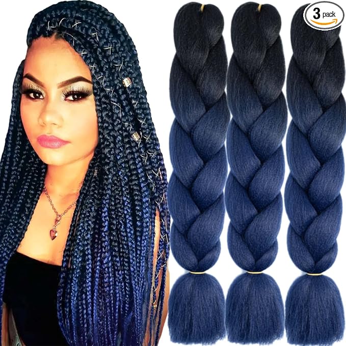 Black to Dark Blue