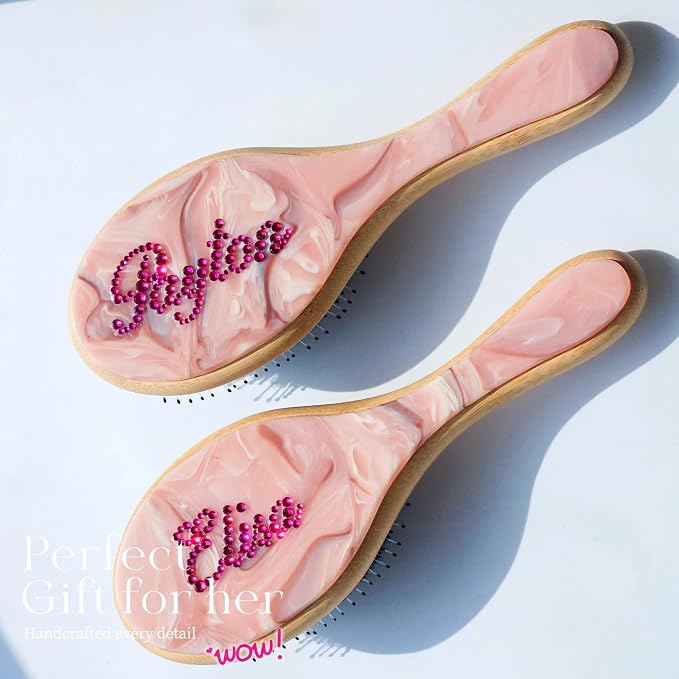 Pink Marble Oval