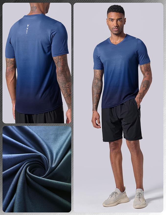 Black/Dark Teal/Steel Blue/Gradient Blue/Gradient White