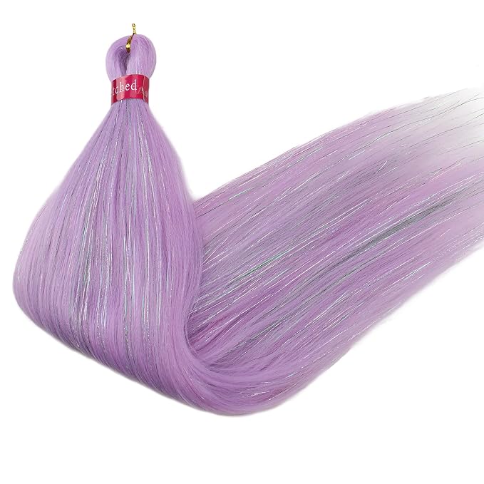 light purple with tinsel