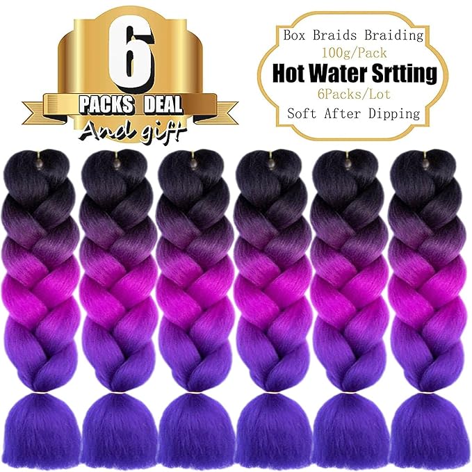 Black to Purple Red to Royal Blue