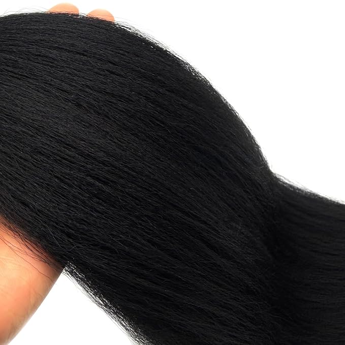 Black Braiding Hair Pre Stretched