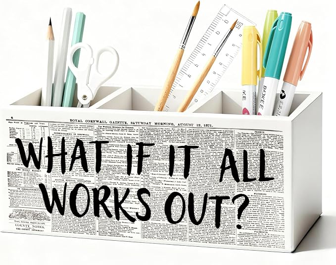 00-Affirming Pen Holder(black)