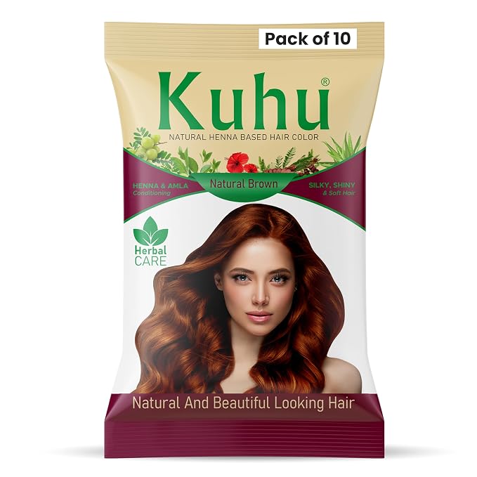 Natural Brown Hair Color (Green Box Cone)