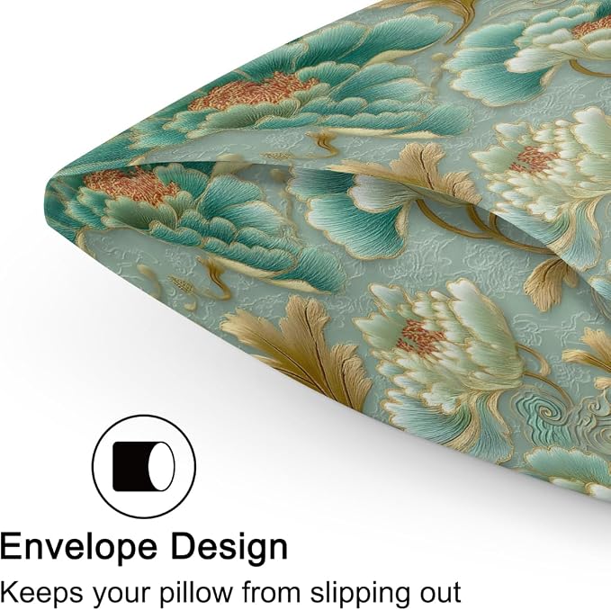 A11:teal Flower Floral