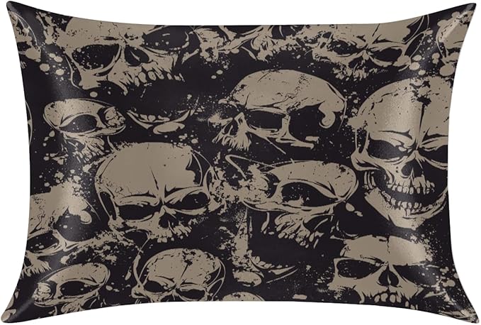 C Skull Goth Vintage Grey