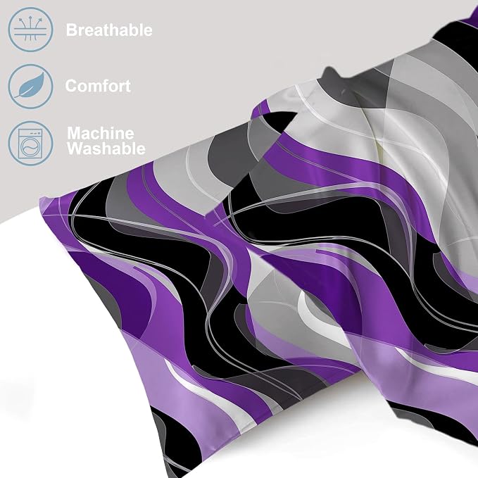 Abstract Wavy Lines in Gray
