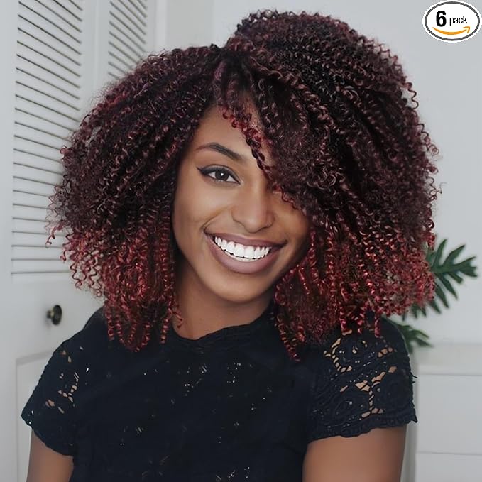 Yanky Twist Crochet Hair-Ombre Burgundy