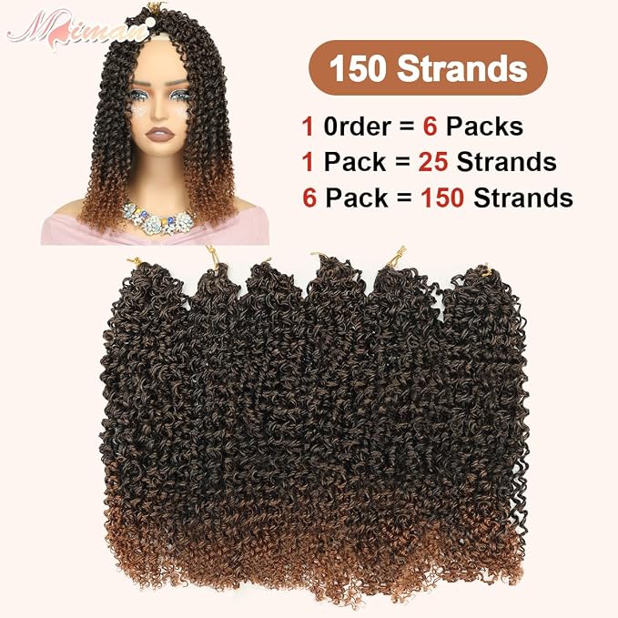 Yanky Twist Crochet Hair-Ombre Brown