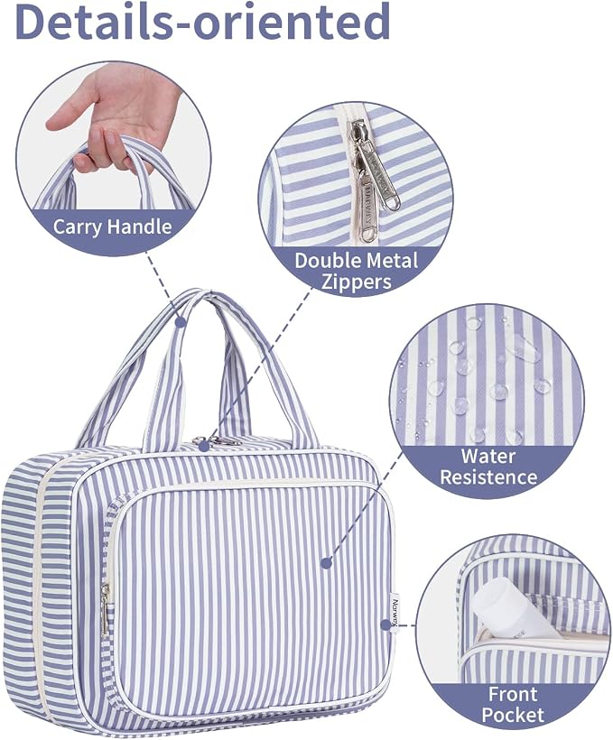 C-Greyish Blue Stripe