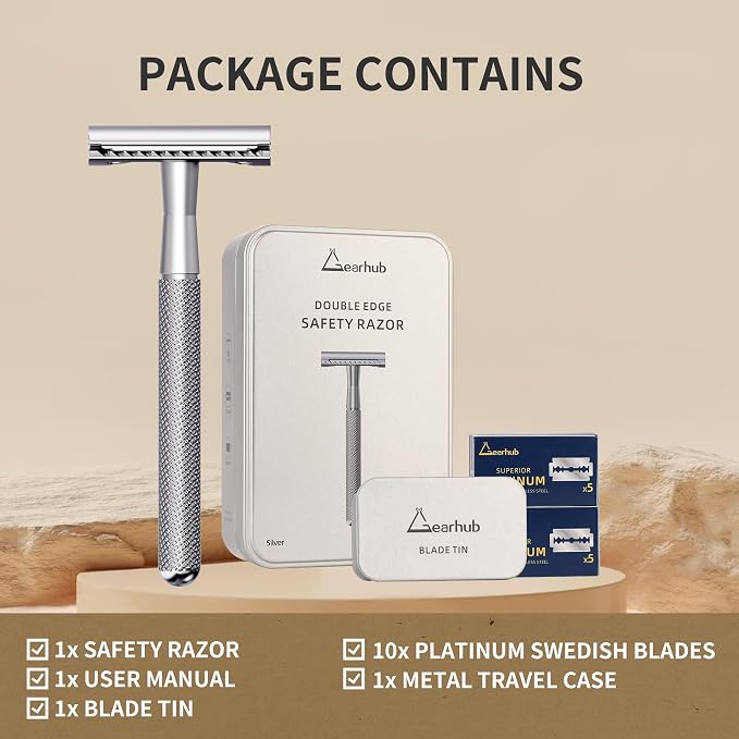 3-Piece Razor (Silver)