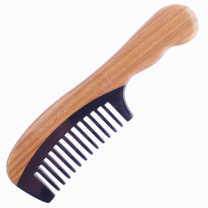 Wide Tooth & Wavy Handle