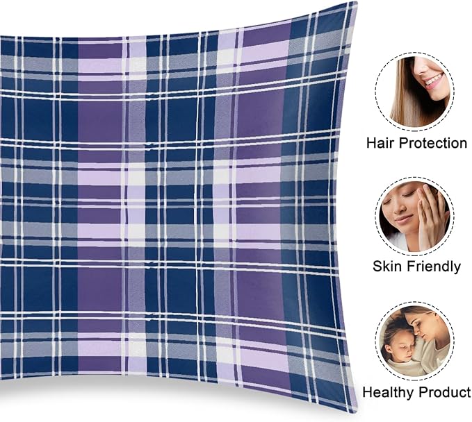 Blue Purple Plaid