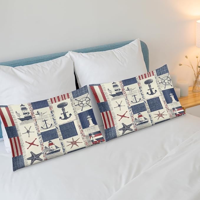 Patchwork Nautical Compass