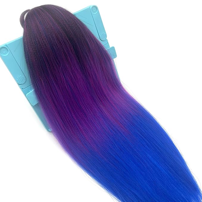 1b Pink Blue Ombre Braiding Hair 6 Packs