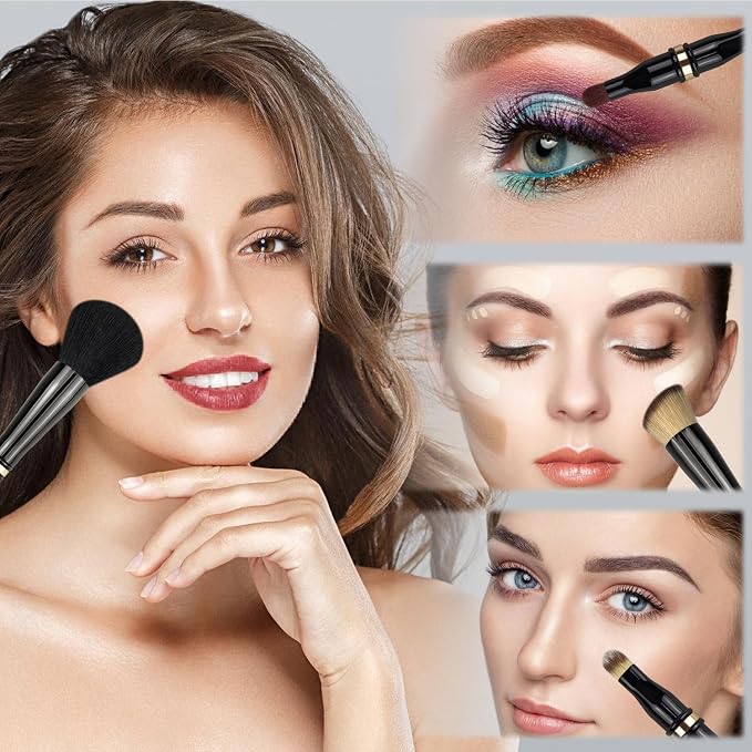 4 in 1 makeup brush-Black