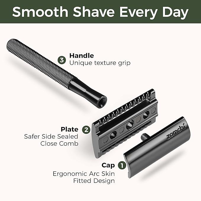 Black Razor with Stand