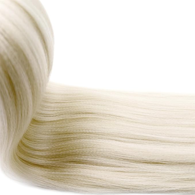 White Blonde Braiding Hair