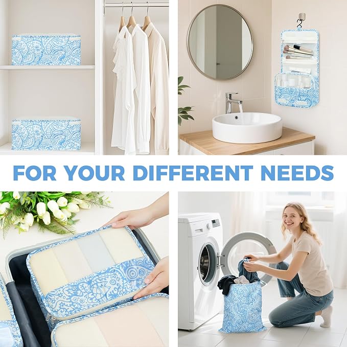 Blue paisley