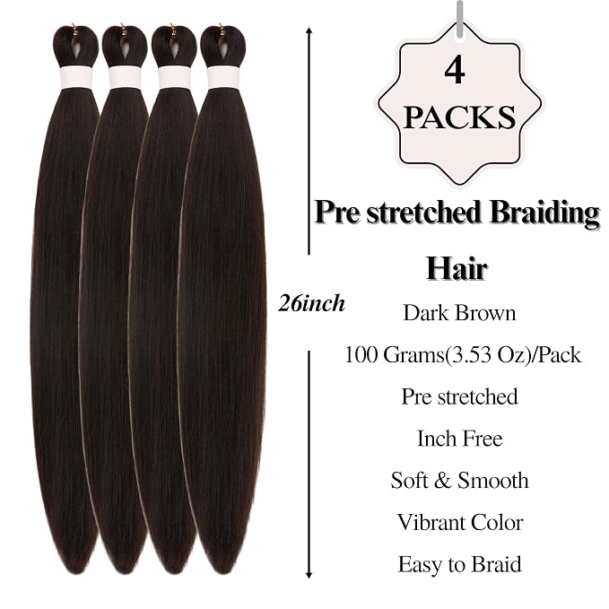 B - Medium - Dark Brown - 4#