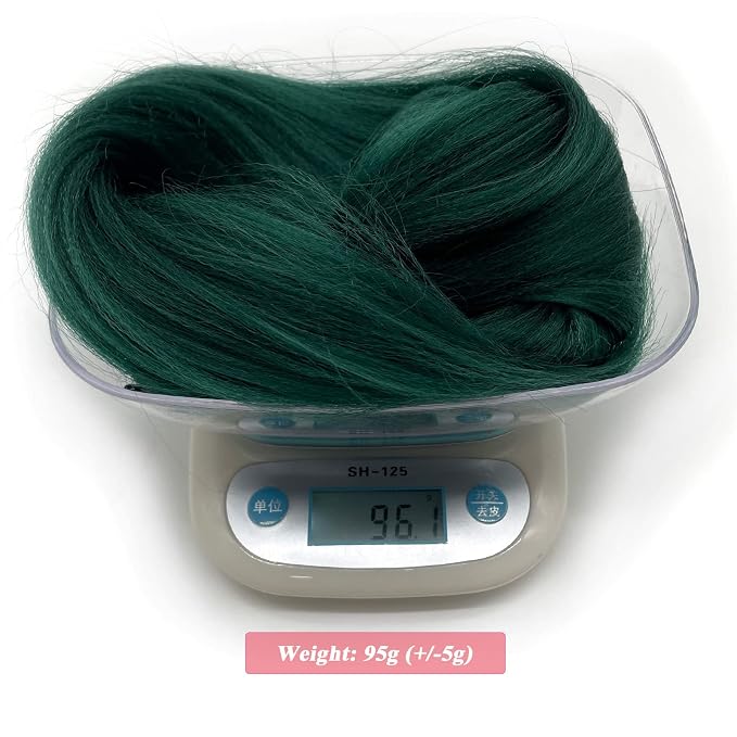 Dark Green Braiding Hair 6 Packs