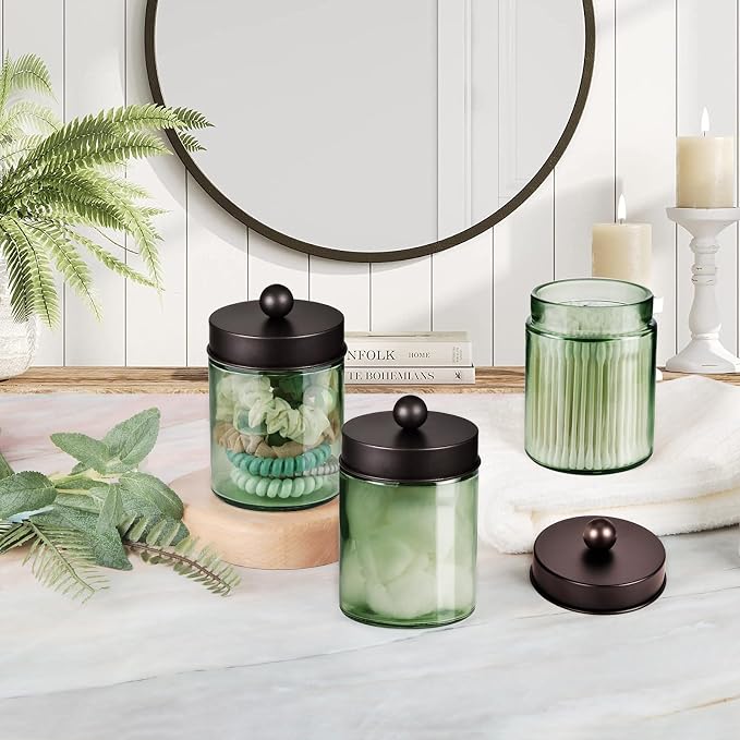 Jar Sage Green/Lid Bronze