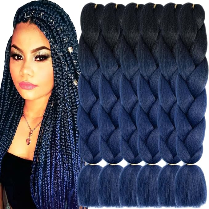 Black to Dark Blue