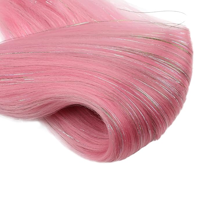 pink mix tinsel