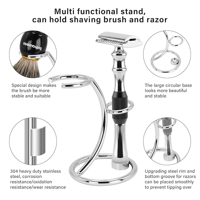 Black Handle With Razor
