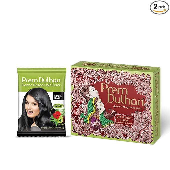 Natural Black Hair Color (Green Box Cone)