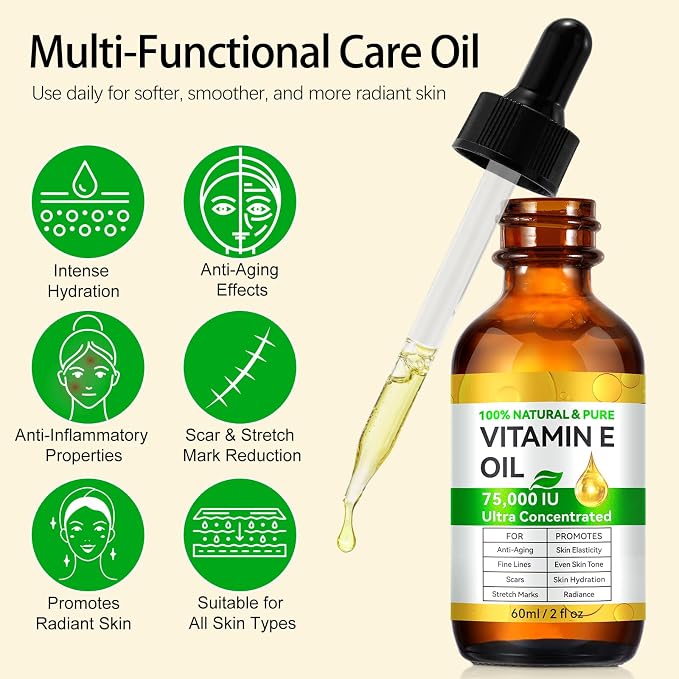 2 pack Vitamin E Oil