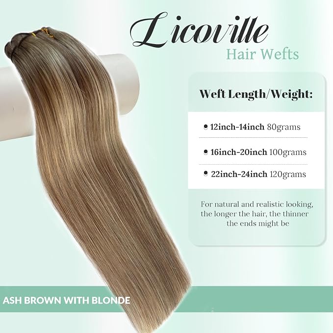 #8T8/613 Ombre Ash Brown to Blonde Highlights