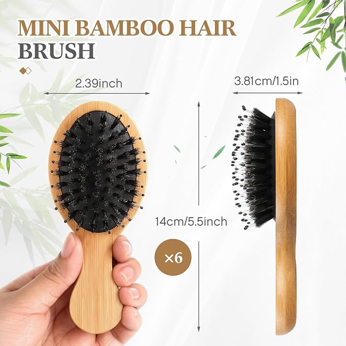 Oval, Nylon and Boar Bristles