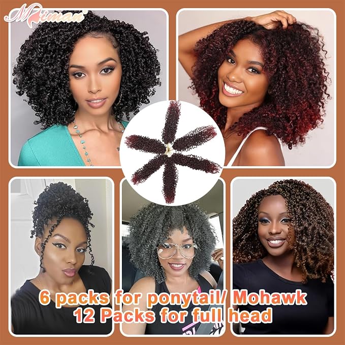 Yanky Twist Crochet Hair-Ombre Burgundy