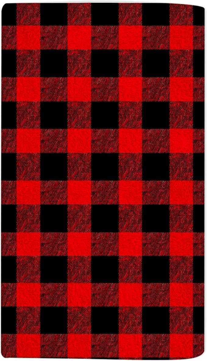 Plaid Red Black