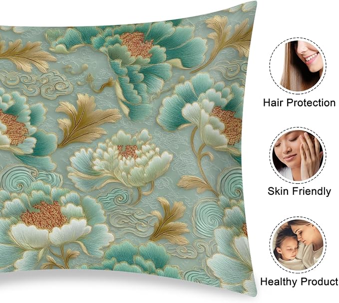 A11:teal Flower Floral