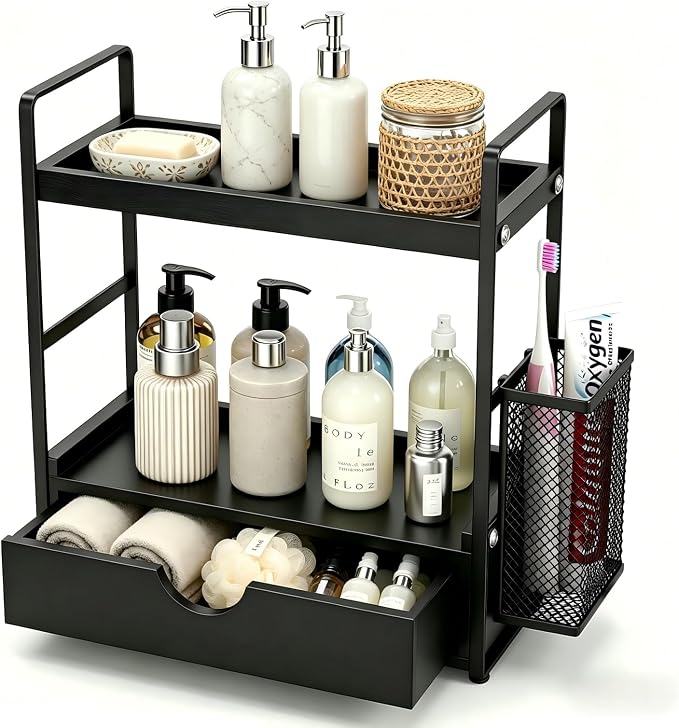Black With Drawer