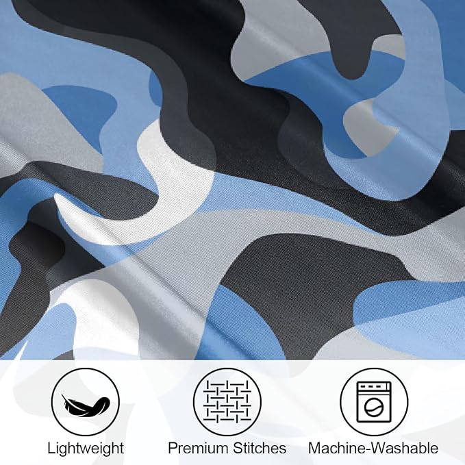 Blue Grey Camouflage