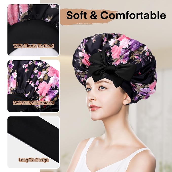 Black + Black Flower Pattern