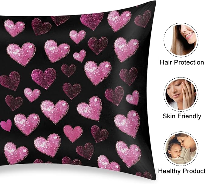 Pink Black Heart