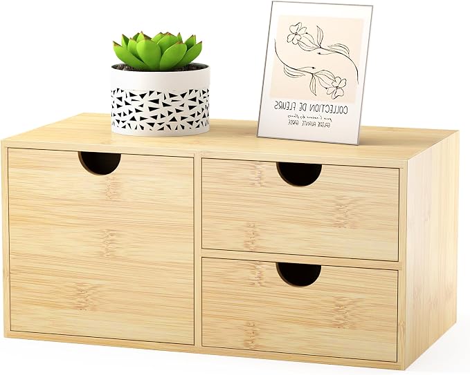 Natural-3 Drawers Left Right