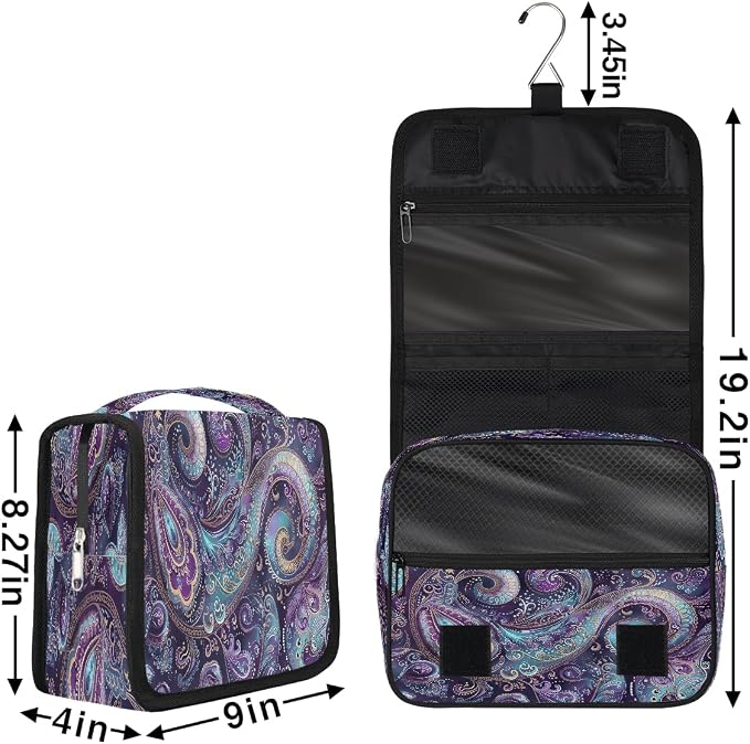 B Ethnic Purple Paisley