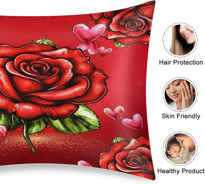 E Valentine Red Roses